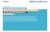 STATEMENT WORLDLINE MODERN SLAVERY STATEMENT 2020 · services, consulting, managed services, business process outsourcing, cloud operations, big data and cyber-security solutions.