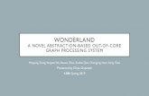 Wonderland a novel abstraction-based out-of-core graph … · A NOVEL ABSTRACTION-BASED OUT-OF-CORE GRAPH PROCESSING SYSTEM Mingxing Zhang, YongweiWu, Youwei Zhuo, Xuehai Qian, Chengying