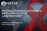 Monitoring, Evaluation, and Reporting (MER) Guidance (v.2 ... · 2 Video Outline 1) Section 1: Overview of the technical area and related indicators 2) Section 2: Indicator changes