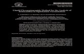 Liquid Chromatographic Method for the Analysis of ...downloads.hindawi.com/journals/jchem/2012/647187.pdf · Prakash Bhagav, Pandurang Deshpande, Saurabh Pandey, Sajeev Chandran,