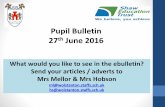 Pupil Bulletin 27th June 2016 - Wolstanton High School · Sky Sports Year 9 GCSE taster day with Pro Basketballer Andrew Bridge . Year 7 District Rounders Champions. Staffordshire