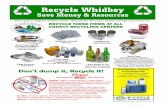 Recycle Whidbey - Island County, Washington...Recycle Centers Coupeville Solid Waste Complex PLEASE DON’T ONTAMINATE OUR 20018 SR 20, Recycling Park—(360) 678-7478 Transfer Station—(360)