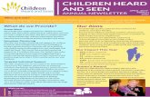 AND SEEN CHILDREN HEARD - nettlebed-pc.org.uk · Children Heard and Seen was set up in June 2014 in recognition of the need for a service that works to mitigate the effects of parental