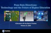 Penn State Directions: Technology and the Future of Higher ...top resume criteria for selecting students for interviews. • Educating students on the resume criteria that employers