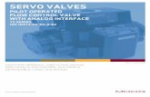 PILOT OPERATED FLOW CONTROL VALVE WITH ANALOG …€¦ · providing flow control in a simple, dependable, long-life design what moves your world rev. v, june 2018 servo valves pilot