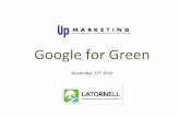 Latornell 2016 T3E Paul Cassel · Google Grant Based Campaigns How can an ENGO afford to run a Google AdWords campaign? The Grant US$10,000 per month in Google spend for non‐profits.