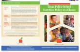 WhErE & WhEn Texas Public School Nutrition Policy at a Glance · Square Meals is the Texas Department of Agriculture’s school nutrition education and outreach program, funded by