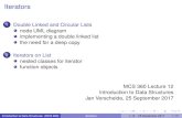 Iterators - jan/mcs360f17/iterators.pdfآ  Iterators 1 Double Linked and Circular Lists node UML diagram