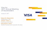 Visa Inc. 2017 Annual Meeting of Stockholders · 2015 2016 2015 Buyback Dividends 4.1B 8.4B. 4 | Visa Inc. 2017 Annual Meeting of Stockholders | January 31, 2017 Strategic Goals Digital