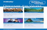 Discover the World - Infinity Holidays · Discover the World September 2012 Journey Through the Clouds Discovery Drive from $4249* Includes 2 days onboard the Rocky Mountaineer GoldLeaf