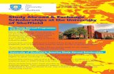 Study Abroad & Exchange Scholarships at the University of Sheffield/file/Scholarship... · The Study Abroad Programme Scholarships Due to the generosity of our alumni, we are excited