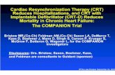 Cardiac Resynchronization Therapy (CRT) Reduces ...bwghf.be/_docs/medical/clinical_studies/Companion.pdf · Cardiac Resynchronization Therapy (CRT) Reduces Hospitalizations, and CRT