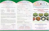 Final Brochure NSC 2019seedres.in/media/National Seed Cong Broch.pdf · (maximum) to Dr. Nagamani Sandra (nsc2019abs@gmail.com) before the due date. Abstracts must be well structured
