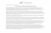 FOR IMMEDIATE RELEASE Versa Capital Affiliate … CABO Acquisition Release...convertible sportfishing and luxury motor yachts. CABO Yachts has enjoyed a well-deserved reputation CABO