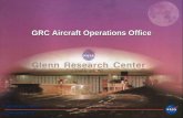 GRC Aircraft Operations Office · 2020-03-02 · Aircraft Operations Points of Contact Alan J. Micklewright, Chief of Aircraft Operations Alan.J.Micklewright@nasa.gov Phone: 216-433