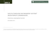 SOUTH CAROLINA RETIREMENT SYSTEM1 INVESTMENT … · September 2011 South Carolina Retirement System Investment Commission – Strategic Assessment Report This report was created for