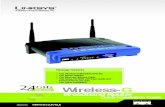 Wireless-G - Freepoitiers.sansfil.free.fr/doc/wrt54g_eu_v2_qi.pdf · F To configure the Router for your wireless network, select the Wireless Tab’s Basic Wireless Settings screen.