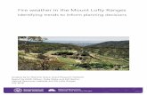 Fire weather in the Mount Lofty Ranges€¦ · 2 Executive summary The Fire weather in the Mount Lofty Ranges - identifying trends to inform planning decisions study sought to identify