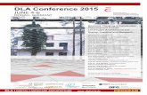 DLA I DIGITAL LANDSCAPE ARCHITECTURE PROGRAM...DLA 2015, June 4 – 6 Dessau, Germany PROGRAM - May 18th version 16th International Conference on Information Technologies in Landscape