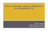How to Design Library Websites for Usability 2 · Traditional Usability Standards Motivate - Design your site to meet specific user needs and goals. User task flow - Who are your