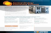 Central Drying/ Conveying Systems - Novatecstatic.novatec.com/uploads/2012/08/CD-Central...Conveying Systems Central Dryer Series : 200-5000 lb/hr (90-2272 Kg/hr) Central drying/conveying