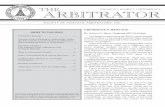 SEPTEMBER 2019 ARBITRATOR - smany.org · issues of arbitrability under the Federal Arbitration Act, 9 U.S.C., §1 et seq. (“FAA”). As will be noted, this subject has come up repeatedly