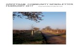 GREETHAM COMMUNITY NEWSLETTER FEBRUARY 2017 www ... - Greetham, Rutland · Monty Python-esque sketches from 'The Wapscallions'; a mysterious . package in 'The Box'; and pounding musical
