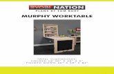 RY Nation DW Flip Down Worktop Instruction V3… · Next, trim out the table leg like a picture frame. Using a miter saw set to 450, cut two boards 34-1/4” long and two boards 30”