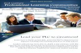 Lead your PLC to Greatness!files.ctctcdn.com/f285ac37001/27695030-a4ea-48ad... · Lead your PLC to Greatness! Learn how to build sustainable, powerful PLC’s, empowered to improve