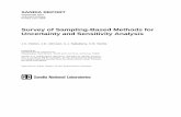 Survey of Sampling-Based Methods for Uncertainty and ... · 3 SAND2006-2901 Unlimited Release Printed June 2006 Survey of Sampling-Based Methods for Uncertainty and Sensitivity Analysis
