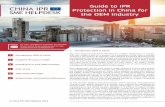 Guide to IPR Protection in China for the OEM Industry€¦ · automotive parts, cosmetics, and ICT equipment. As the world’s leading manufacturer[1], China attracts manufacturing