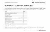 Industrial Standard Monitors Installation Instructions...6 Industrial Standard Monitors Rockwell Automation Publication 6176M-IN001E-EN-P - August 2012 • When mounted, the monitor