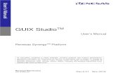 User’s Manual GUIX StudioTM - Renesas Electronics€¦ · Renesas Electronics Corp. without notice. ... especially with respect to the maximum rating, operating supply voltage range,