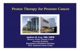 Proton Therapy for Prostate Cancer · PROG 95-09 Proton-photon randomized trial T1-2b, PSA