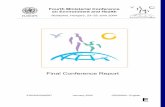 Fourth Ministerial Conference on Environment and Health · and the United Kingdom, and the European Public Health Alliance. The main points raised addressed the health situation resulting