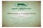 Winners - dairyindustryawards.co.nz · Winners: Share Farmer – Rob & Shiralee Seerden Dairy Manager – Kenny Henderson Dairy Trainee – Brandyn Beale Tuesday 14 March 2017 353