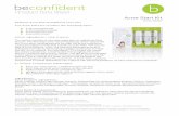 Product Data Sheet - beconfiDent UK · Beconfident- Top Quality Teeth whitening and Skincare systems are designed in Sweden & Made in USA and Sweden. Beconfident® + WhiteAmin® +