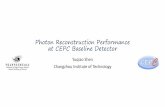 Photon Reconstruction Performance at CEPC Baseline Detector · •The Particle Flow Algorithm oriented detector 2019-11-18 4. ... • Photons may convert to e+e− pairs when they