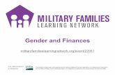 Gender and Financesmilitaryfamilieslearningnetwork.org/wp-content/uploads/2019/05/GenderAnd...Economics Letters, 146, 143-146. 5. 2014Teens and Personal Finance Survey •Key findings