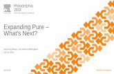 Expanding Pure What's Next? · Services Pure Portal Benefits:-Supports showcasing, collaboration and improved with regular release cycle-Modern, SEO-optimized and responsive design-Ease