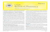 News Utah Board of Pharmacy · of the Utah Controlled Substances Act. HB 375 3 Sub: Prescription Drug Abuse Amendments. This bill amends the Controlled Substance Database Act to promote