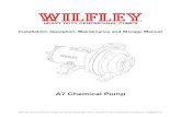 A7 Chemical Pump - A. R. Wilfley & Sons, Inc. · 5870 E. 56th Avenue, Commerce City, CO 80022 USA • Toll Free: 1- 800-525-9930 • Phone: +1 (303) 779- 1777 • Fax: +1 (303) 779-