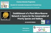 Establishment of a Plant Micro-Reserve Network in Cyprus ...mio-ecsde.org/erasmus-IP-2014/trainers/day03-Andreou03.pdf · Erasmus Intensive Programme Education for Sustainable Development