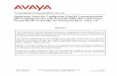 Application Notes for Configuring Clearfly Communications ... · Clearfly Communications SIP Trunking Service. Clearfly Communications is a member of the Avaya DevConnect Service
