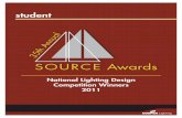 35th Annual Source Awards - Student Category · Cove lighting and recessed cans accentuate the design of the ceiling while wall sconces complete the illumination levels needed for