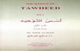 THE BASICS OF TAWHEED - islamicbooks.website Basics of... · Www.IslamicBooks.Website THE BASICS OF TAWHEED W-t ,, J J:;;~I J. JI !) '-_,r-- Dr. Saleh As-Saleh ~\~/J .... ~..>~I).>
