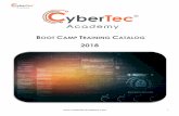 BOOT CAMP TRAINING CATALOG ·  2 Table of Contents CyberTec Overview…………………………………………………………………………………………...4