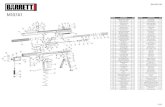 M107A1 Exploded View - Barrett · ITEM NO. DESCRIPTION QTY. ITEM NO. DESCRIPTION QTY. 1 Upper Receiver Complete 1 54 Main Spring 1 2 M107A1 Cheek piece 1 55 Accelerator Rod 1 3 Cheek