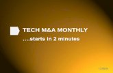 TECH M&A MONTHLY - Corum Group€¦ · Feb. 8: Tech M&A Monthly: Private Equity Roundtable Feb. 22: San Francisco –Growth & Exit Strategies Mar. 8: Tech M&A Monthly: Seller’s