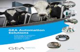 GEA Automation Solutions · 2 · GEA AUTOMATION SOLUTIONS. Q y o g w p S l l s. DairyRobot R9500 Milking Box. CowScout Animal Monitoring FR. one. Feed Pusher Alley Scrapers. P A R